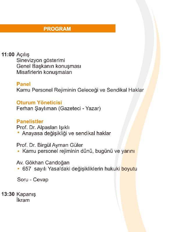 PANEL: Personel Rejimi ve Sendikal Haklar