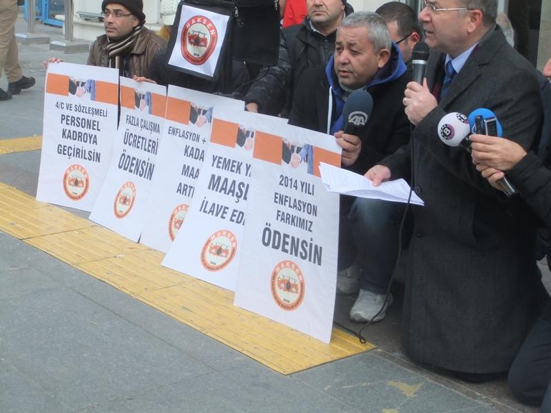 Haksen 2016 Yılının İlk Eylemini Yaptı