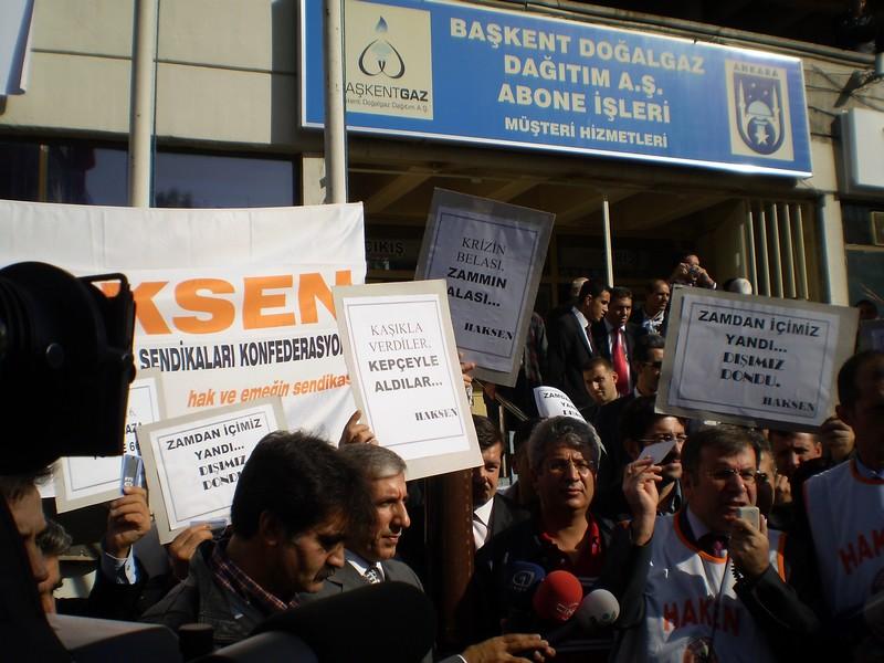 Haksen'den doğalgaz zammına tepki