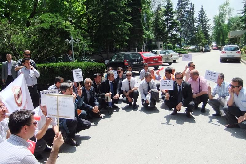 TÜİK’te Adaletsizlik Protesto Edildi.