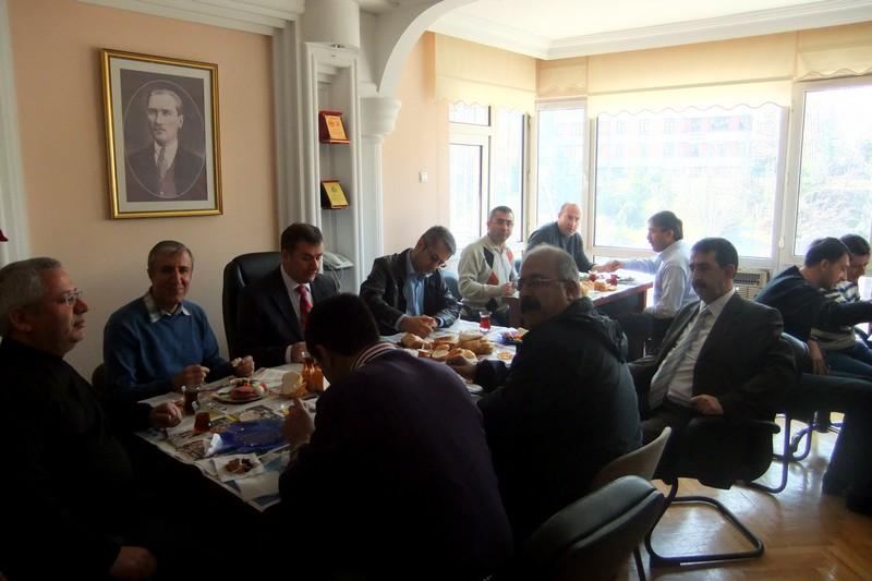 Ankara 1 Nolu Şubeden Kahvaltılı  Toplantı