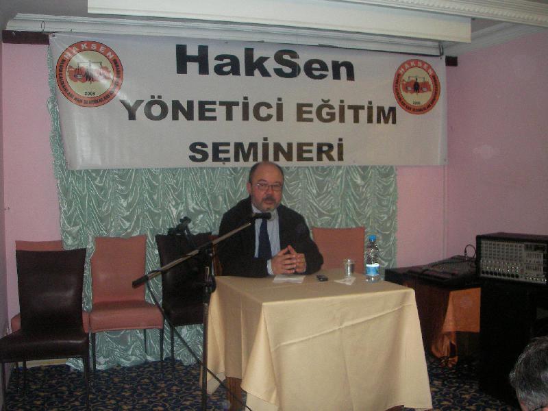 Yönetici eğitim semineri yapıldı