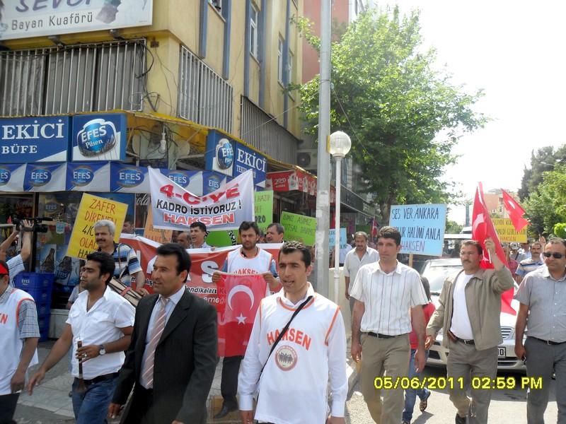 4/C liler Kadro İçin Yürüdü