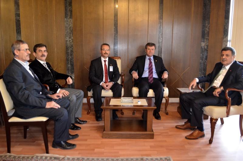 Türk Parlementerler Birliği Başkanı'nı ziyaret