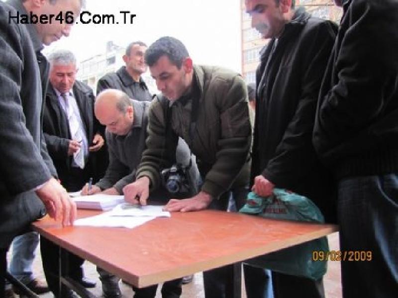 İmza kampanyamıza büyük destek 