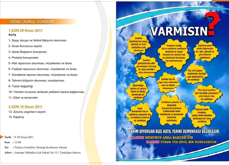 Eğitim Hak-Sen Genel Kuruluna Davet