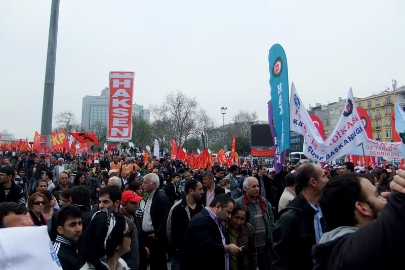Emeğin Bayramını Taksim’de Kutladık