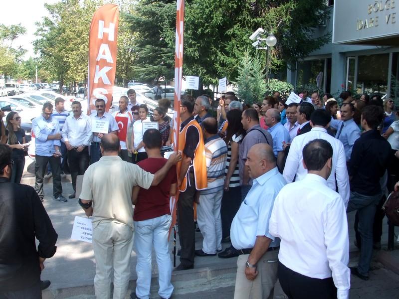 Yargıdaki  Adaletsizliği Protesto Eylemi