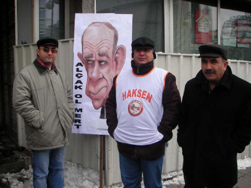 Yılın ilk eylemi Haksen'den