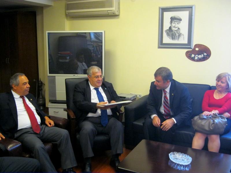 Demokratik Sol Partiye Tebrik Ziyareti