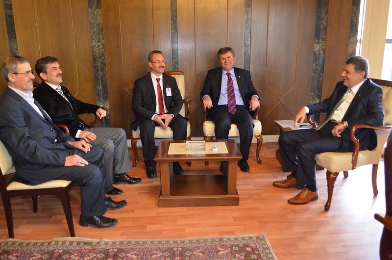 Türk Parlementerler Birliği Başkanı'nı ziyaret