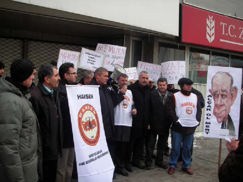 Yılın ilk eylemi Haksen'den