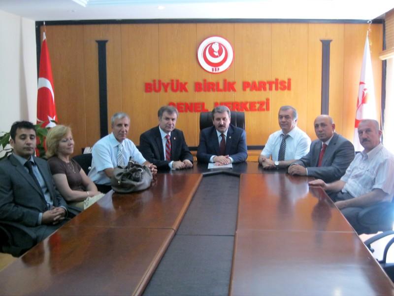 Büyük Birlik Partisi’ne Tebrik Ziyareti