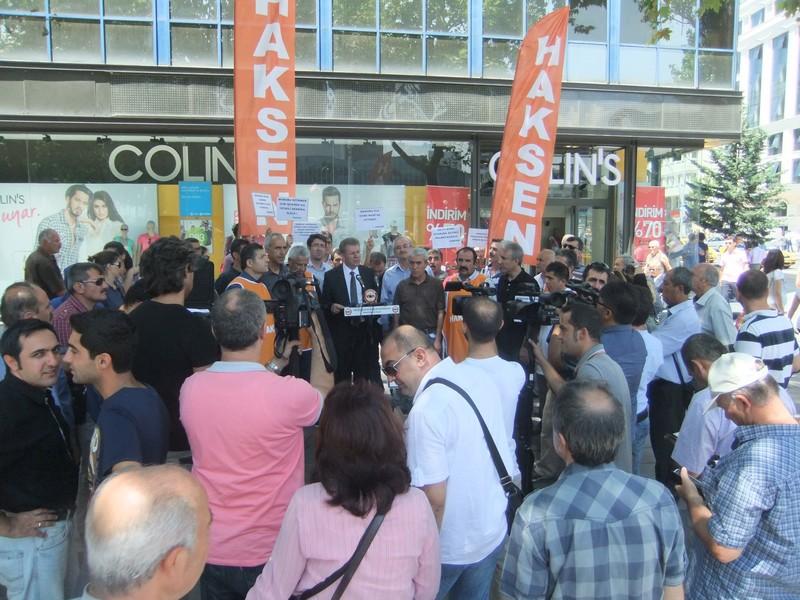 Sıra Dışı Sendikadan Sıra Dışı Protesto 