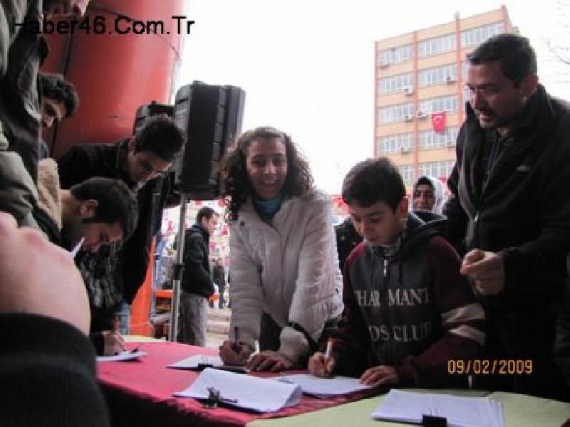 İmza kampanyamıza büyük destek 