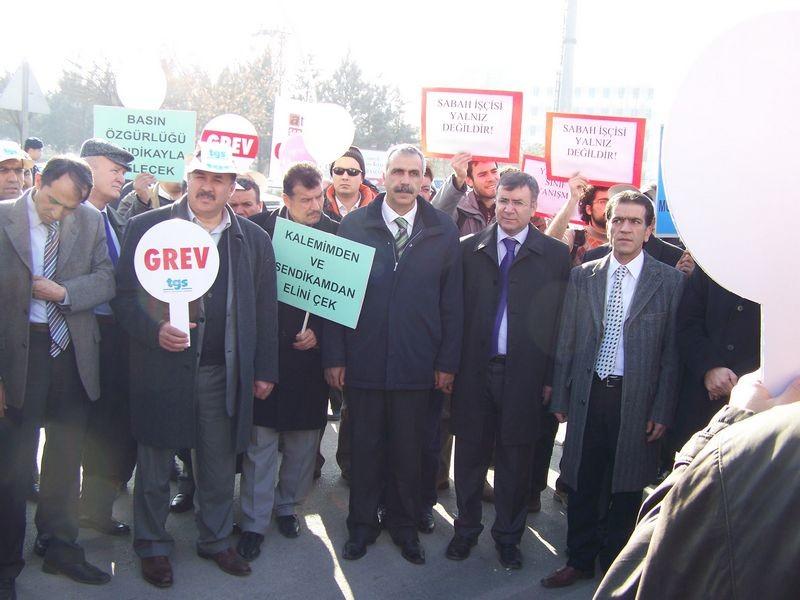 Haksen'den Atv-Sabah grevine destek