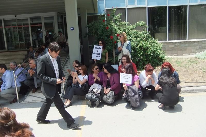 TÜİK’te Adaletsizlik Protesto Edildi.