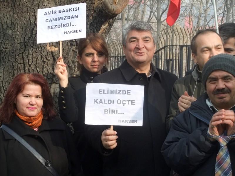Yargı Çalışanlarından Kravatlı Protesto