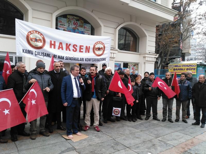 2017 Yılının İlk Eyleminde Terör Protestosu