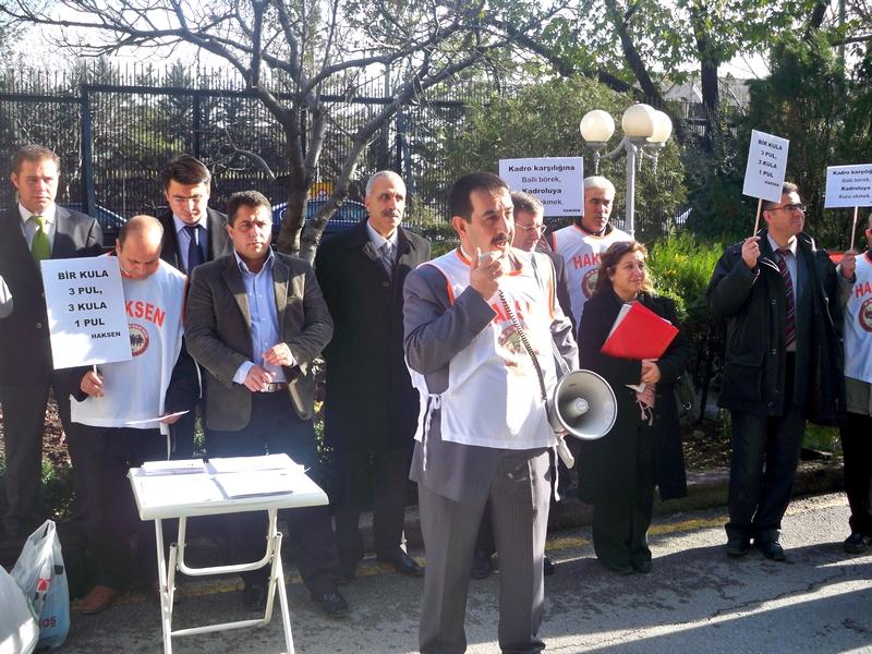 Ücret Adaletsizliğine Omletli Protesto