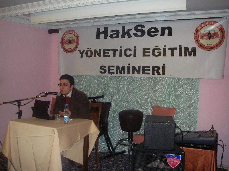 Yönetici eğitim semineri yapıldı