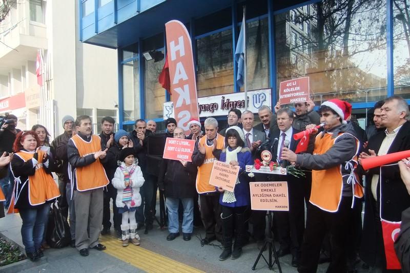 Haksen, Yeni Yılın İlk Eylemini Yaptı.