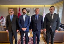 Kültür ve Turizm Bakan Yrd. Sn. Dr. Batuhan Mumcu’yu ziyaret.